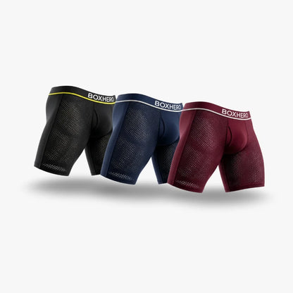 3-Pack Boxhero 2.0 Bamboo Boxers Multicolor