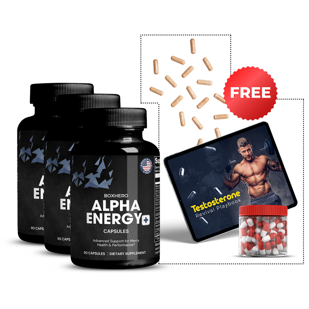Testohero Alpha Energy 3 Bottles