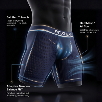 Finally — Running Boxers That Don't Chafe, Ride Up, or Stick to Your Thighs.