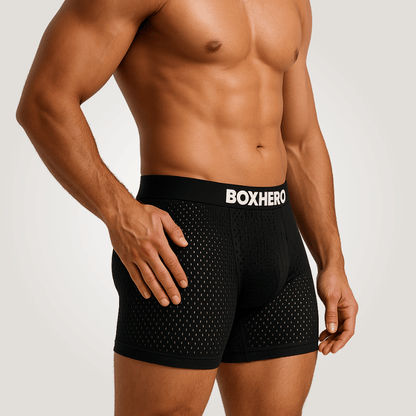 3-Pack Blue - PREMIUM BAMBOO FIBRE BOXER SHORTS 1.0