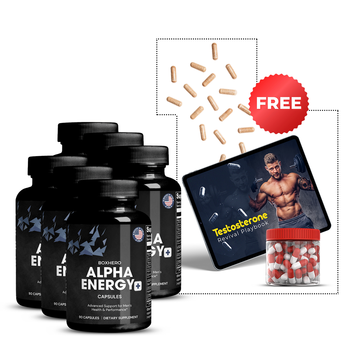 Testohero Alpha Energy 6 Bottles