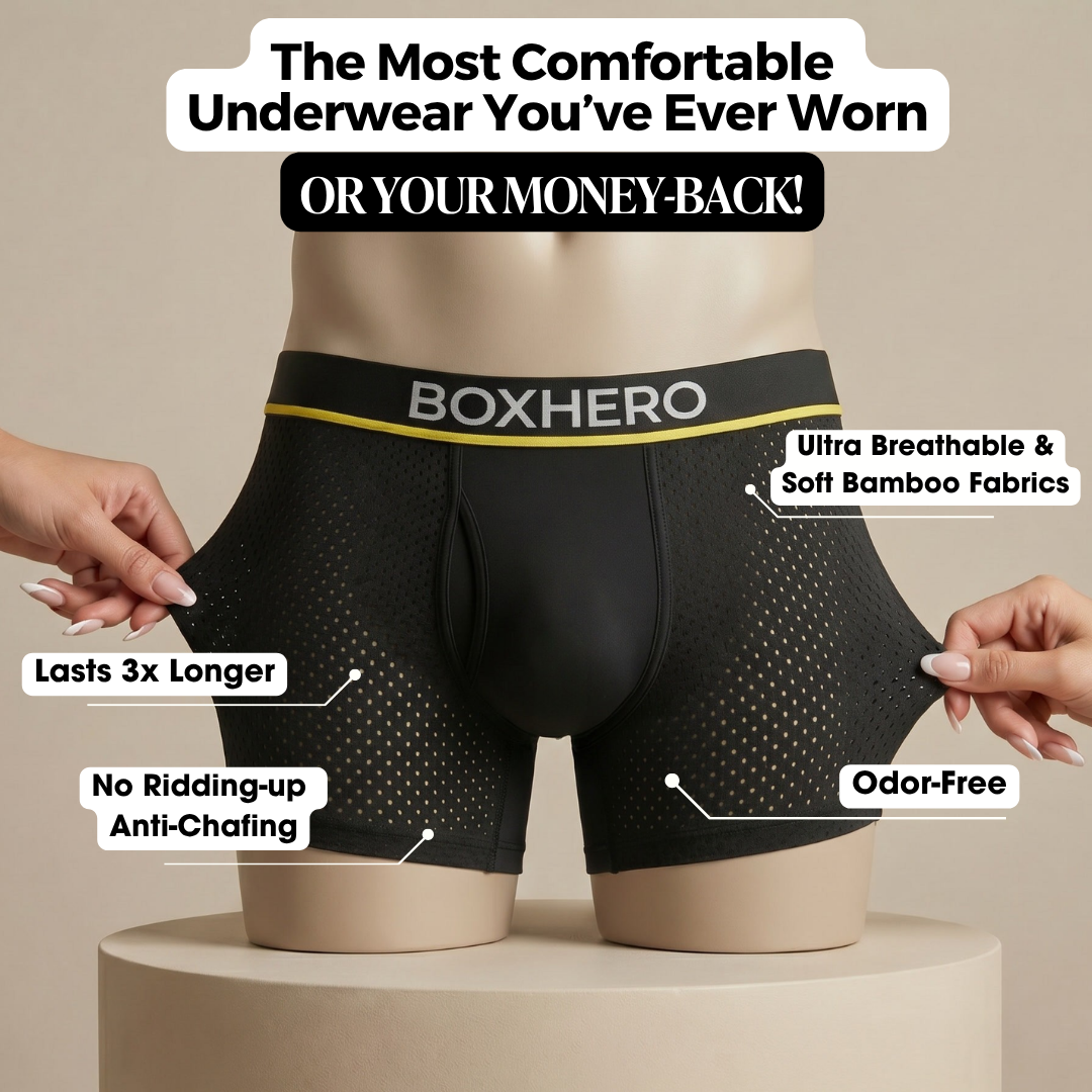 Boxers Reinvented: Sustainable Comfort That Moves With You (NEW)