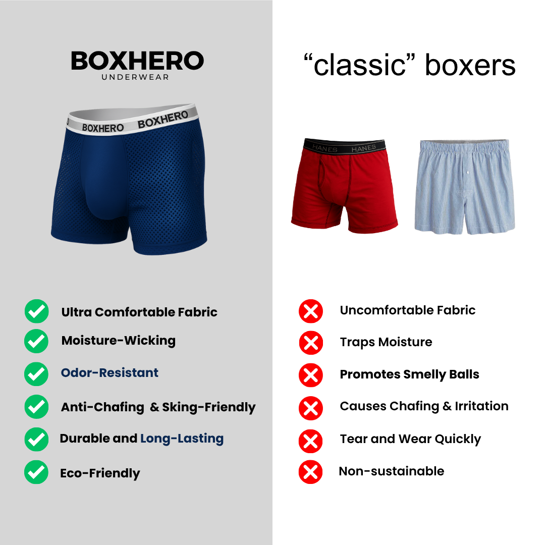 Boxhero 1.0 Nova - Boxers Reinvented: Sustainable Comfort That Moves With You