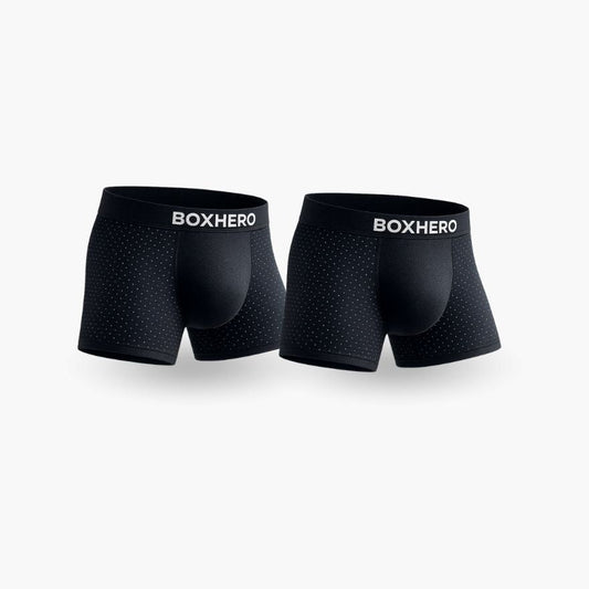 2-Pack Black PREMIUM BAMBOO FIBRE BOXER SHORTS 1.0