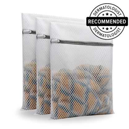Protection Pack - 3x Premium Sustainable wash bags for bamboo fiber